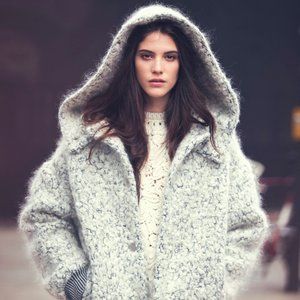 Stella McCartney Bouclé Mohair Clara Coat XXS